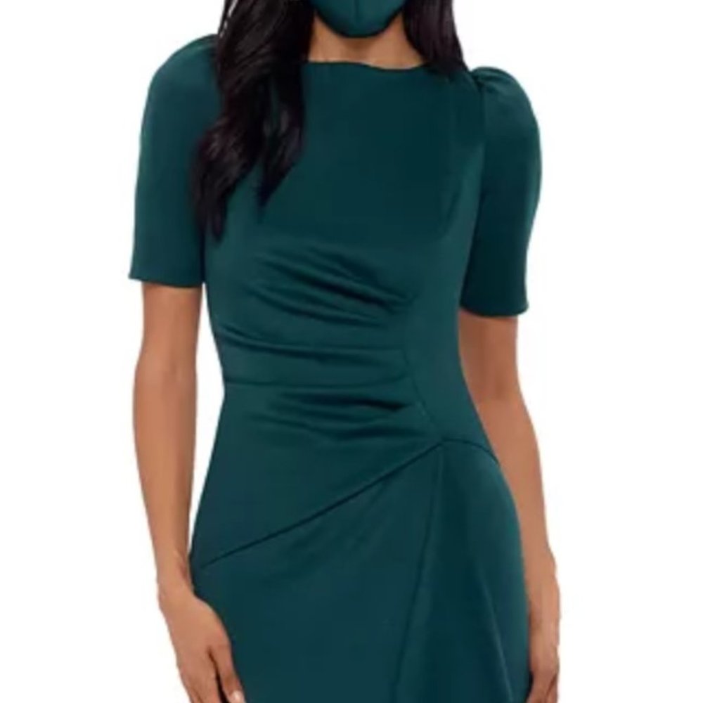 XSCAPE Ruched A-Line Gown